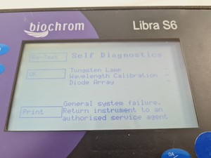 Thumbnail image of Biochrom Type Libra S6 Lab Spectrophotometer