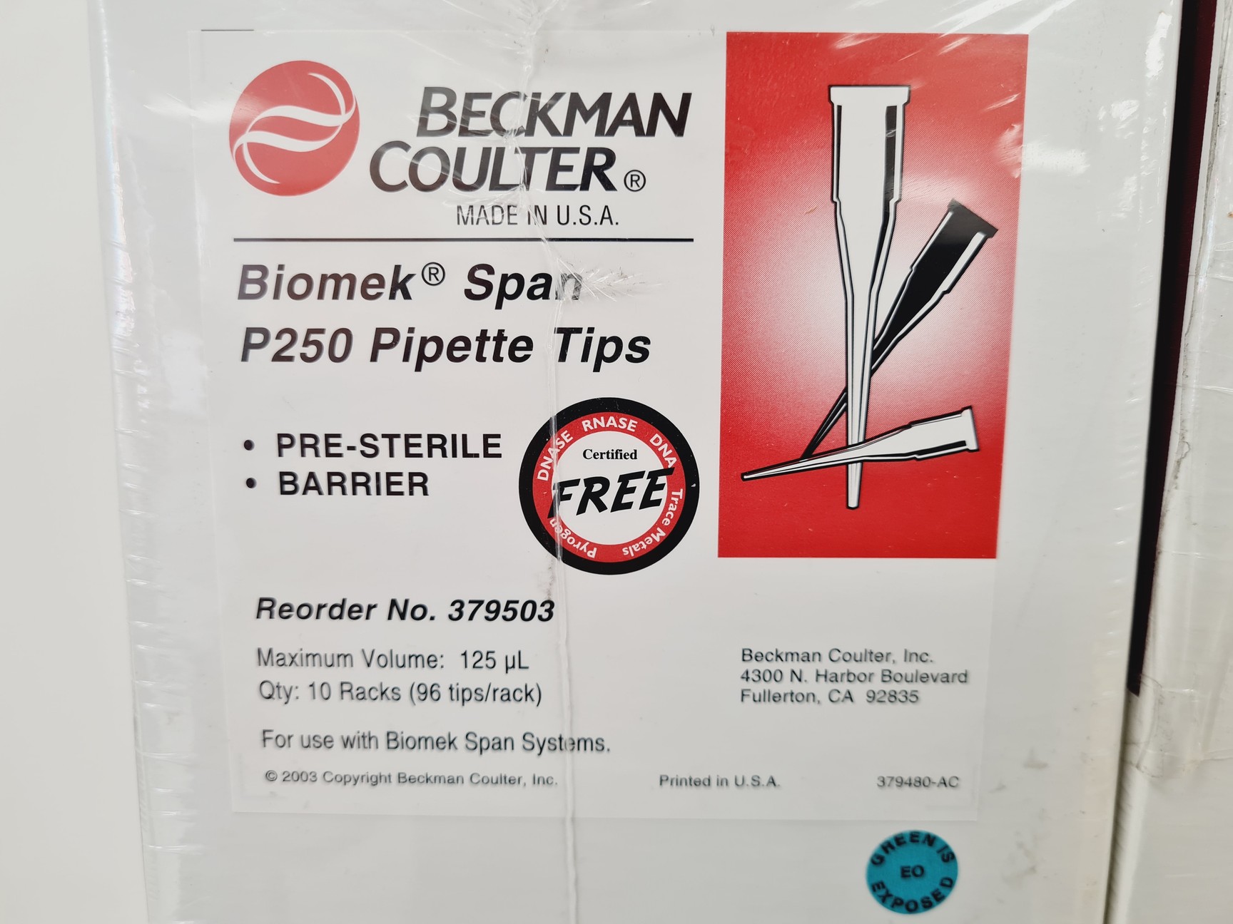 Image of Beckman Coulter BioMek NXp Laboratory Automation System Lab