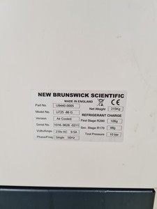 Thumbnail image of New Brunswick Scientific Innova U725G Ultra Low Temperature Freezer U725 -86 Lab