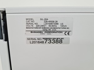 Thumbnail image of Shimadzu SIL-20A Prominence Autosampler Lab Spares/Repairs