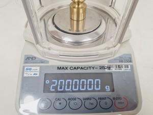 Thumbnail image of A&D Company LTD HR-250A 252g/0.1mg 4DP Balance Lab