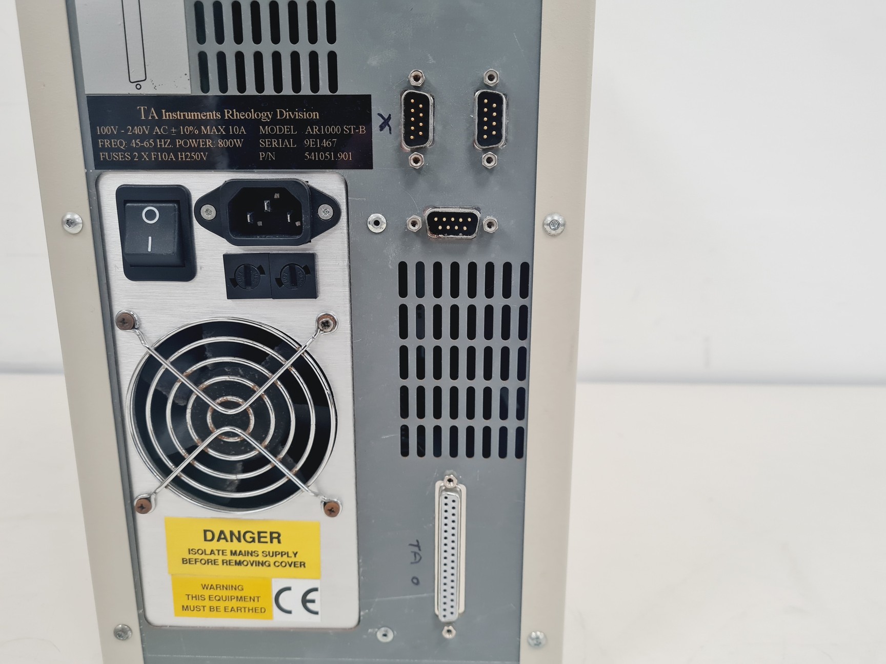 Image of TA Instruments AR1000 Advanced Rheometer System Lab