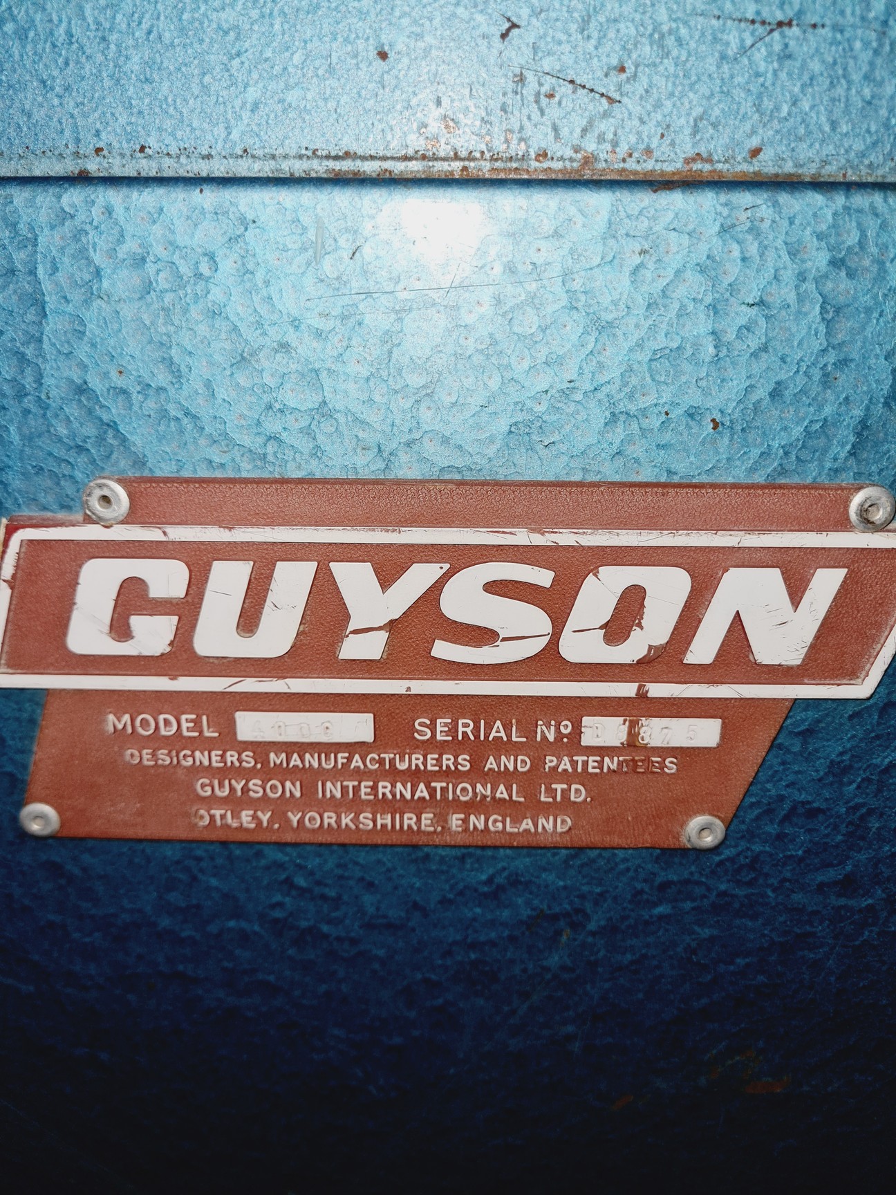 Image of GuySon Sandblaster Model- 800 GloveBox And Filter Spares/Repairs