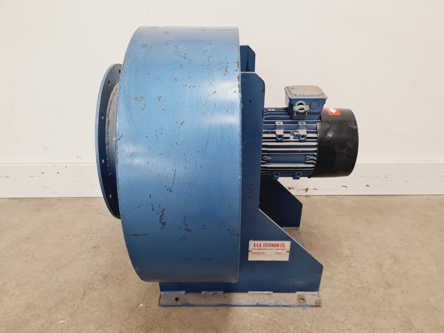 Image of B.O.B Stevenson Type 355 BI/J Centrifugal Fume Extraction Fan