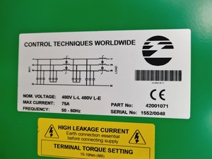 Thumbnail image of Dynamotive Control Box with Control Techniques Module lab