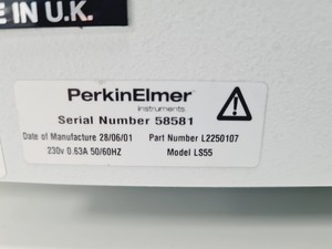 Thumbnail image of Perkin Elmer LS 55 Fluorescence Spectrometer Lab