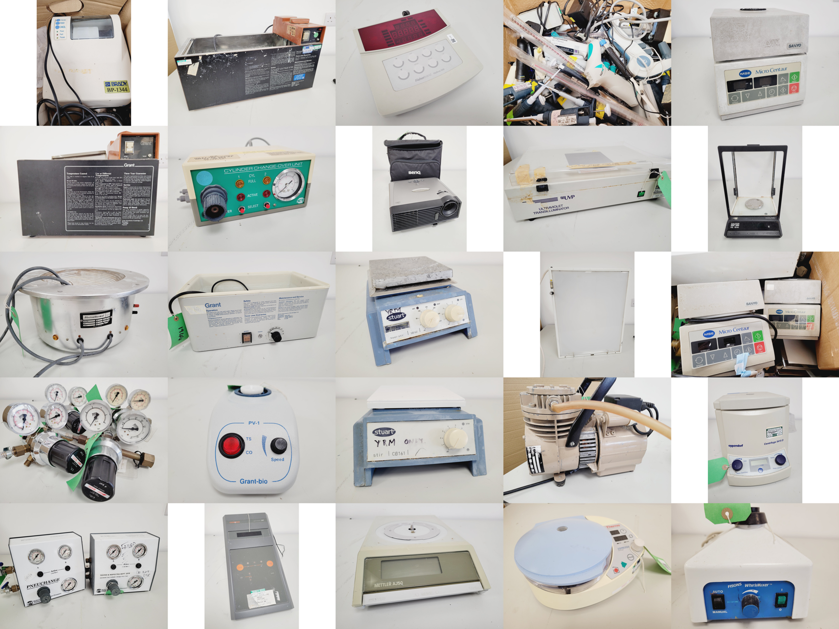 Image of Job Lot of Mixed Benchtop Lab Equipment - Corning, Stuart, Fisherbrand, Mettler