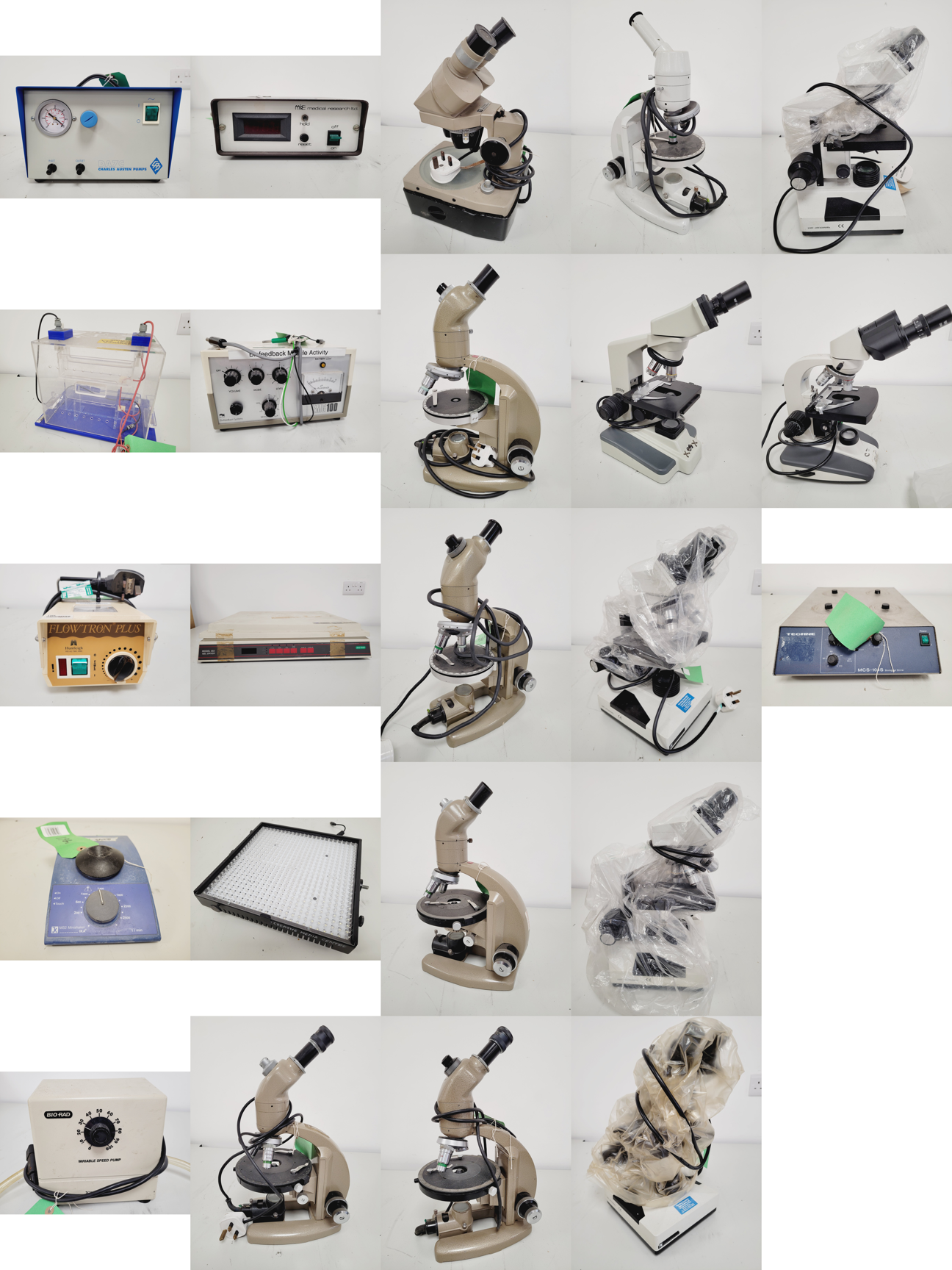 Image of Job Lot of Mixed Benchtop Lab Equipment - ALA, NTC, Kinetrol, Olympus, Jencons