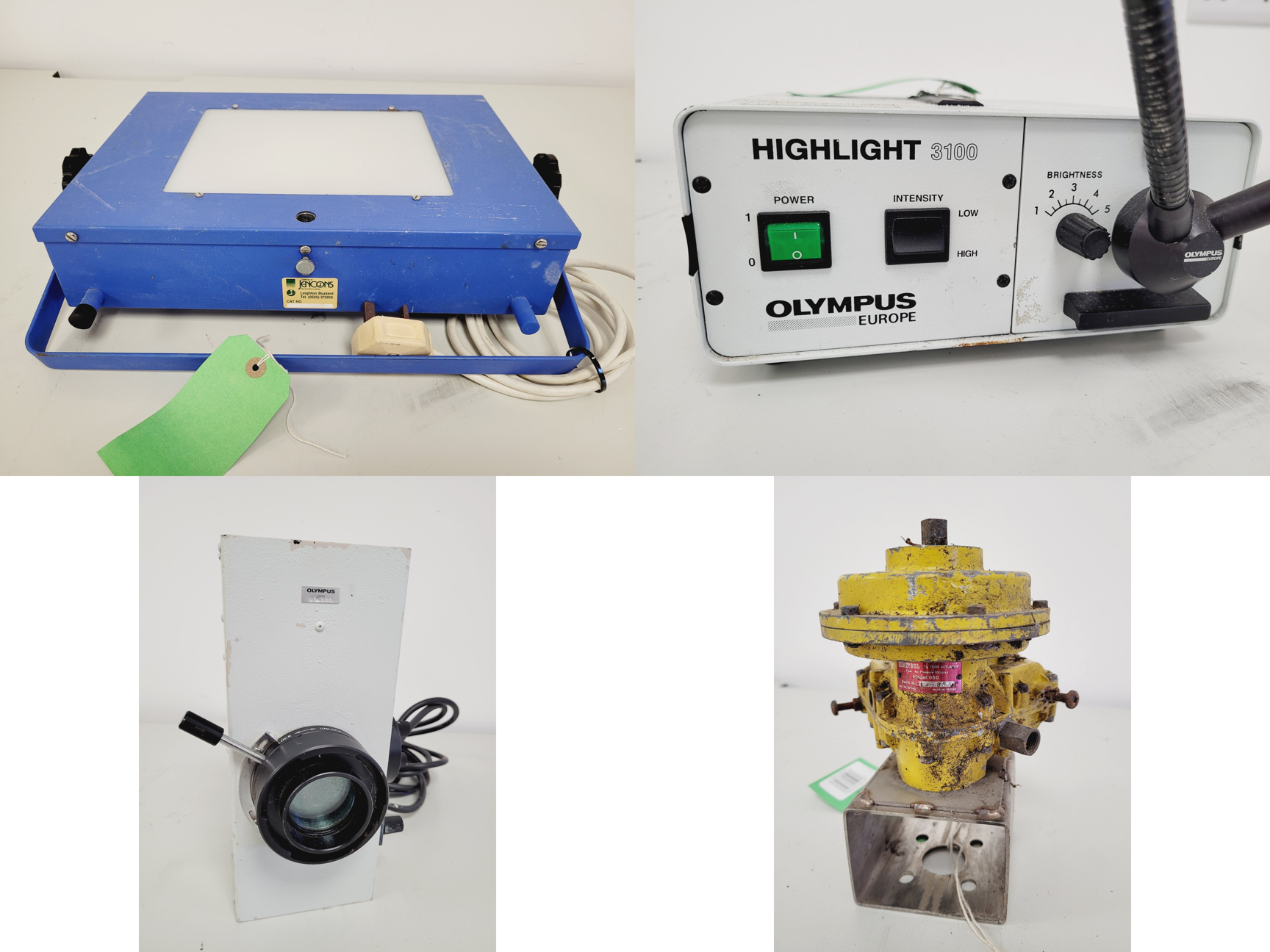 Image of Job Lot of Mixed Benchtop Lab Equipment - ALA, NTC, Kinetrol, Olympus, Jencons