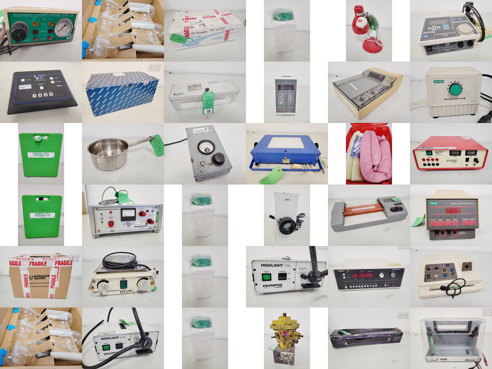 Image of Job Lot of Mixed Benchtop Lab Equipment - ALA, NTC, Kinetrol, Olympus, Jencons
