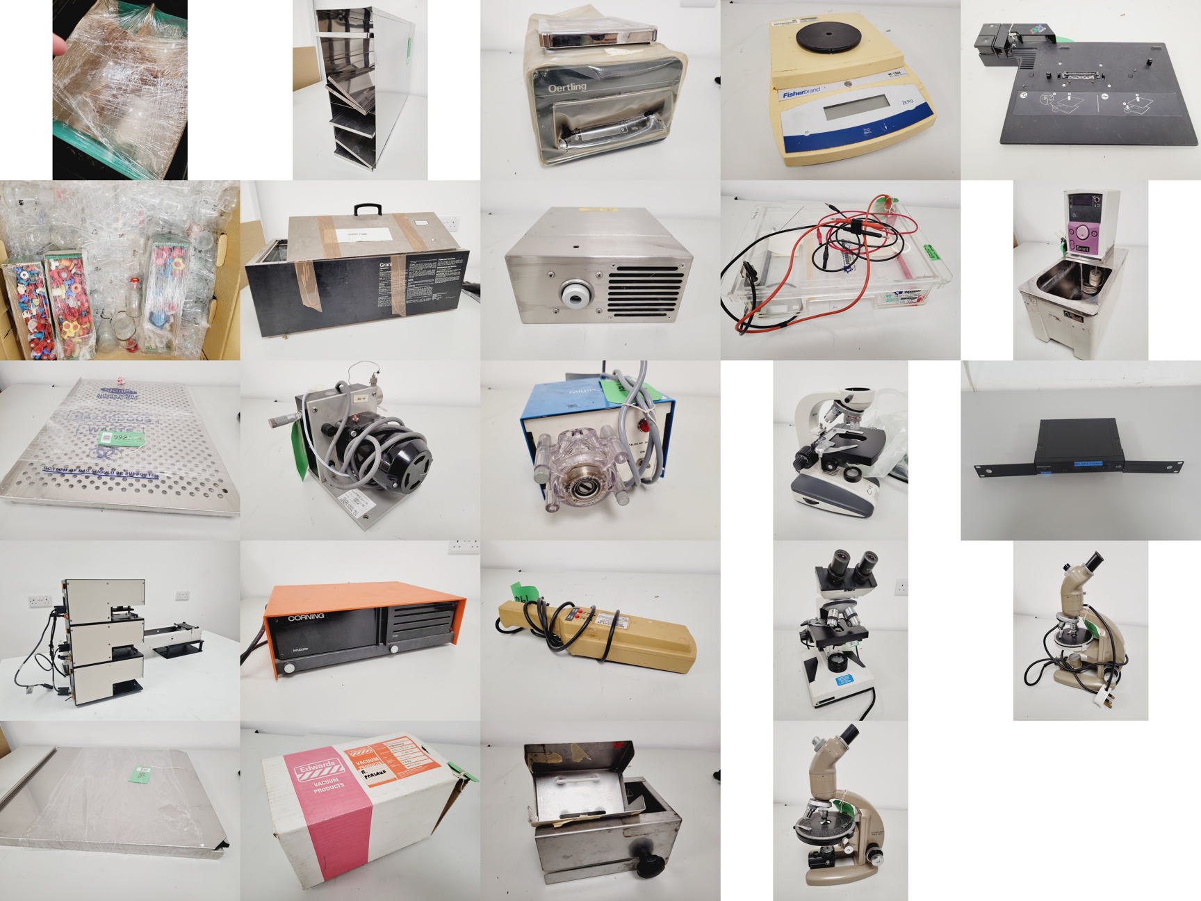 Image of Job Lot of Mixed Benchtop Lab Equipment - Grant, Edwards, Millipore, Kramer