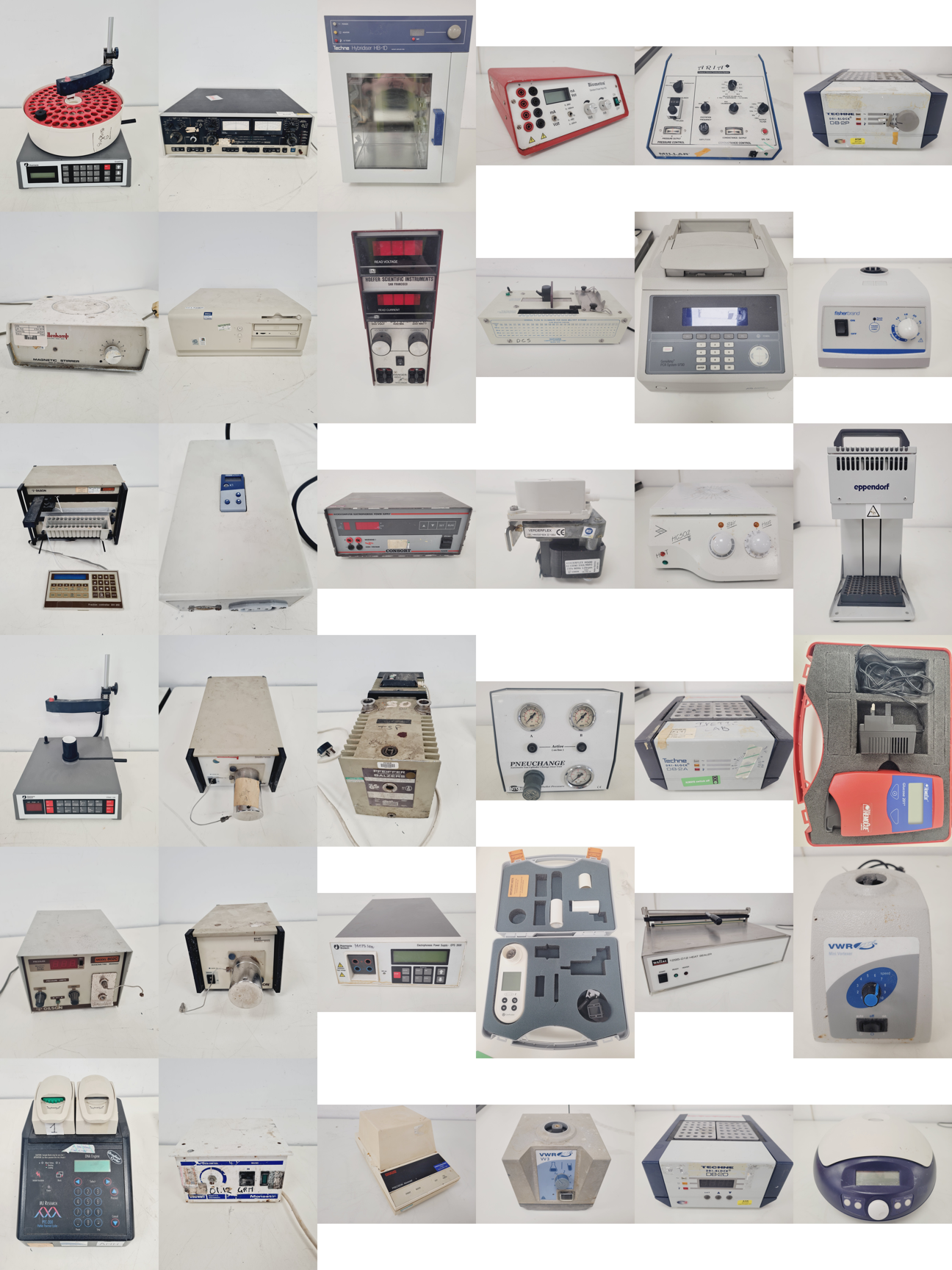 Image of Mixed Job Lot of Laboratory Equipment - Gallenkamp, Gilson, MJ Research, Techne