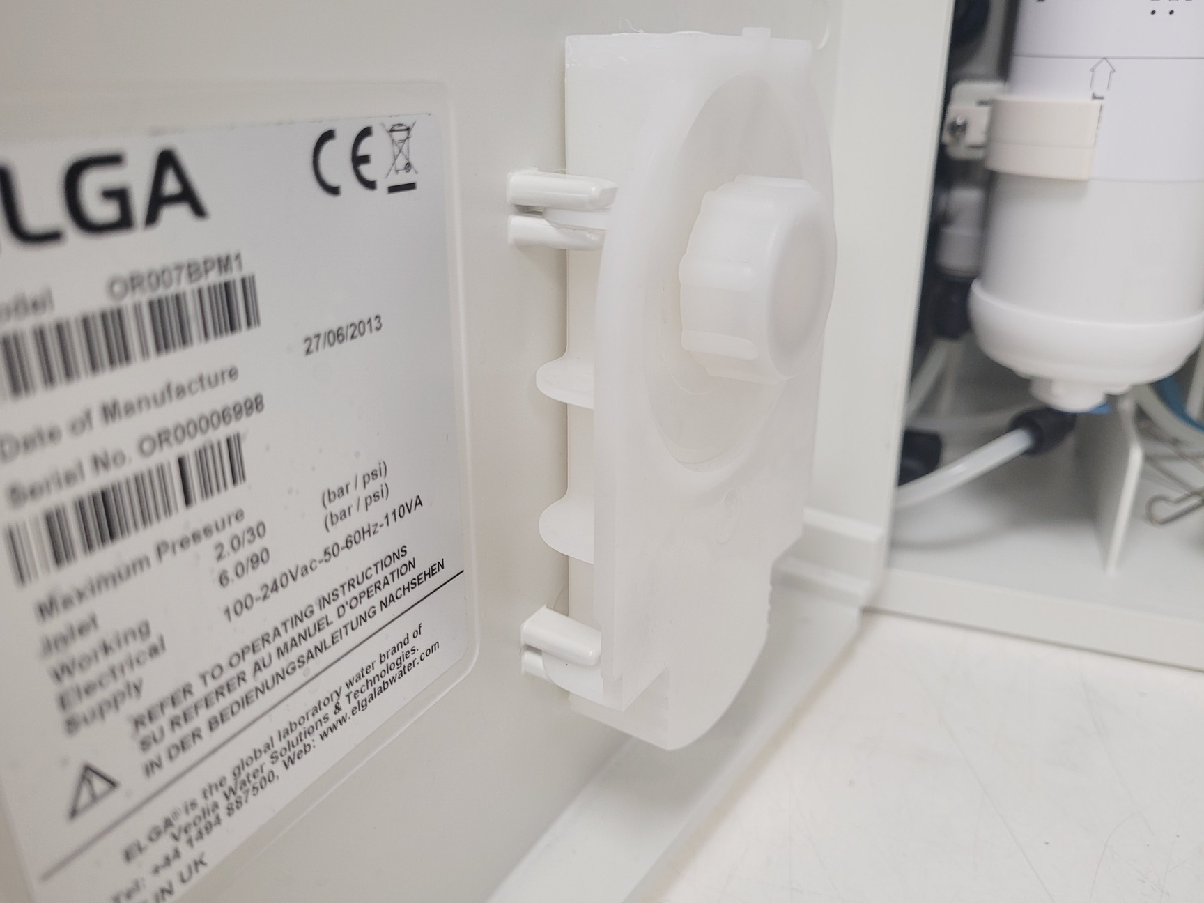 Image of Elga PureLab Option with Elga USF 75L Model OR007BPM1 Reservoir Lab