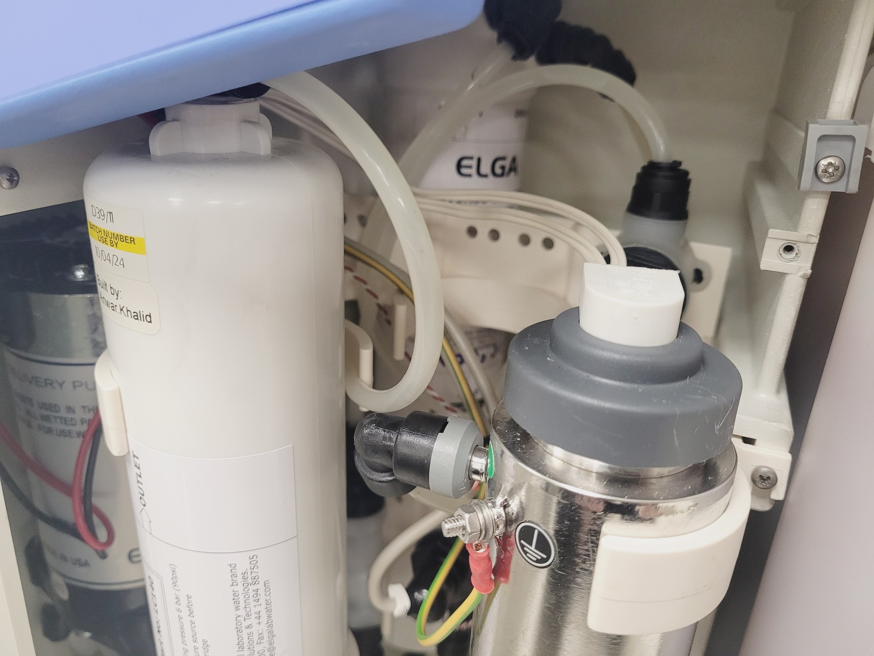 Image of Elga PureLab Option with Elga USF 75L Model OR007BPM1 Reservoir Lab