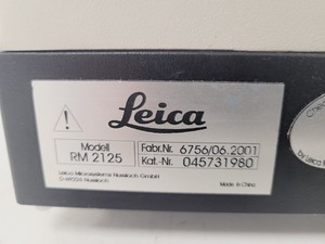 Thumbnail image of Leica RM2125RT Microtome Lab