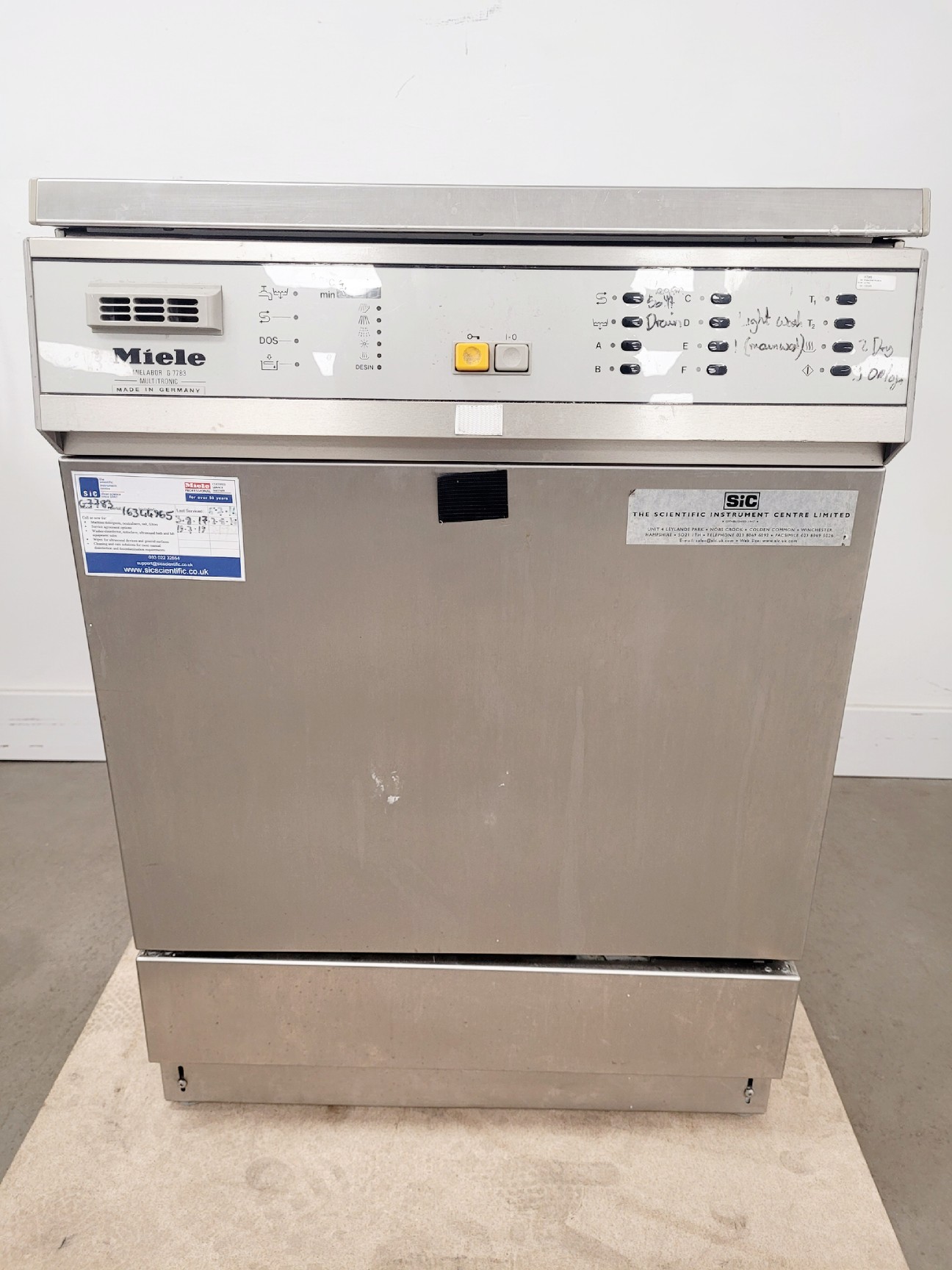 Image of Miele Mielabor G 7783 Multitronic Dishwasher Lab