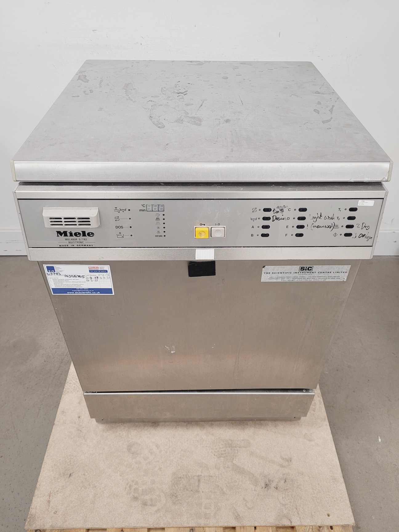 Image of Miele Mielabor G 7783 Multitronic Dishwasher Lab