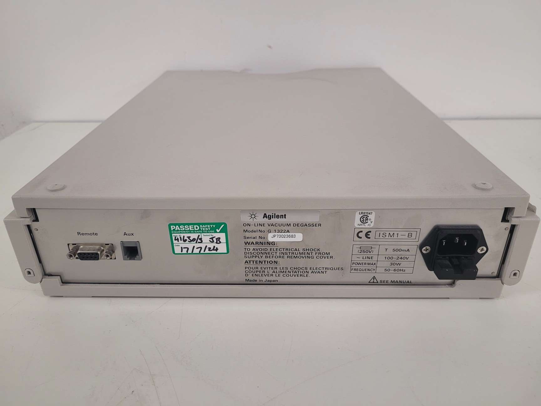 Image of Agilent / HP 1100 Series System with LC/MSD SL G1956B Mass Spectrometer Lab