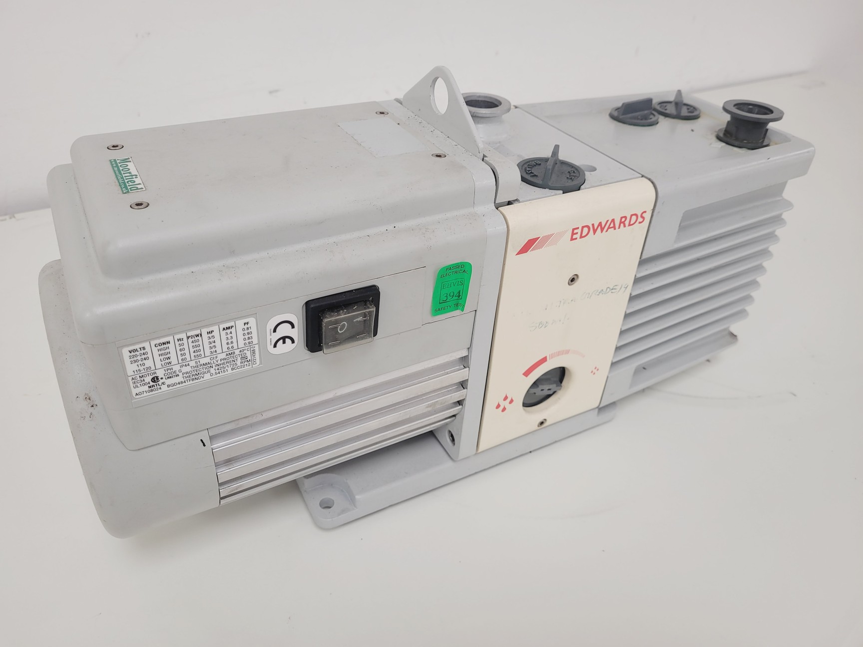 Image of Edwards 12 Model RV12 Motor Pump
