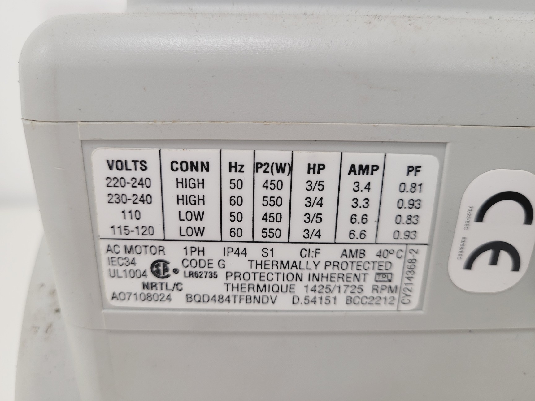 Image of Edwards 12 Model RV12 Motor Pump