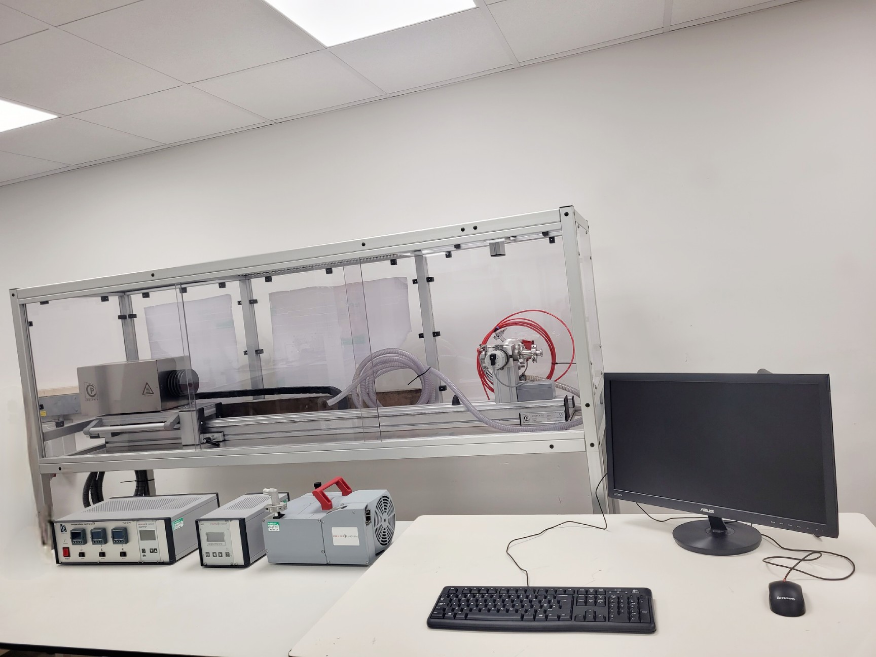 Image of Pfeiffer Sublimination System TCU 330, DCU Vacuum, MVP 070-3C w/ PC & Software