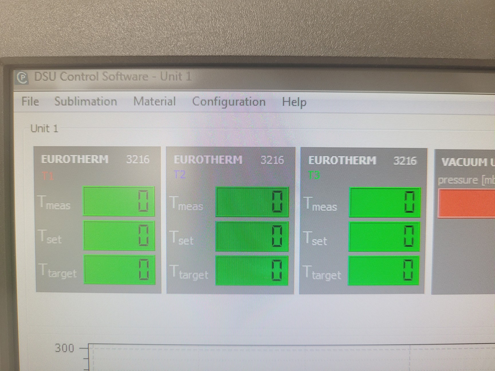 Image of Pfeiffer Sublimination System TCU 330, DCU Vacuum, MVP 070-3C w/ PC & Software