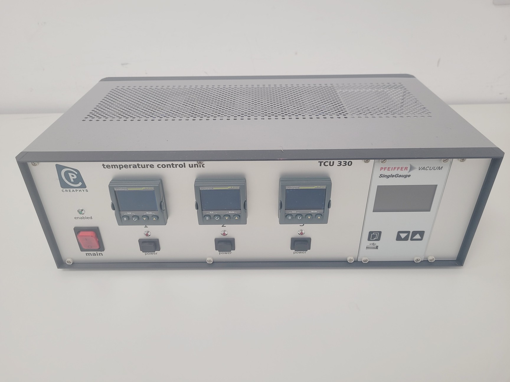 Image of Pfeiffer Sublimination System TCU 330, DCU Vacuum, MVP 070-3C w/ PC & Software