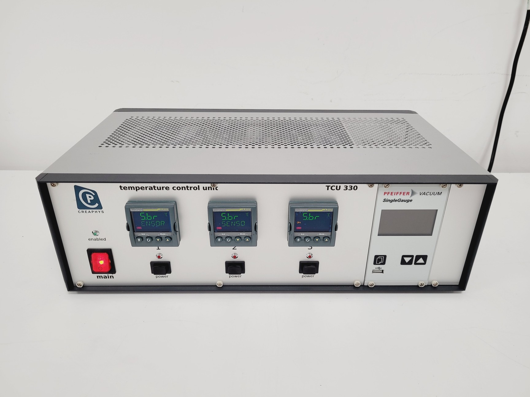 Image of Pfeiffer Sublimination System TCU 330, DCU Vacuum, MVP 070-3C w/ PC & Software