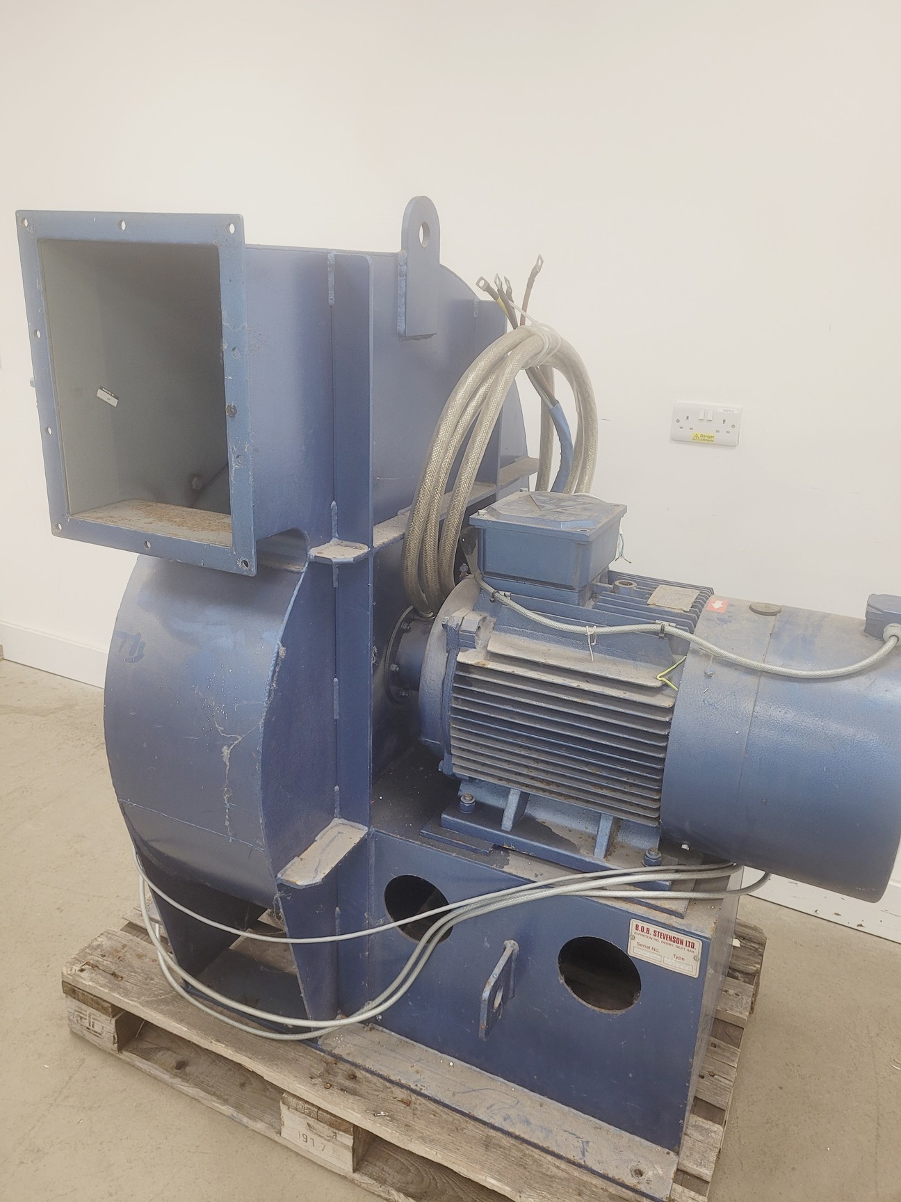 Image of B.O.B Stevenson LTD 52571MN 80355 Centrifugal Fume Extraction Fan Spares/Repairs