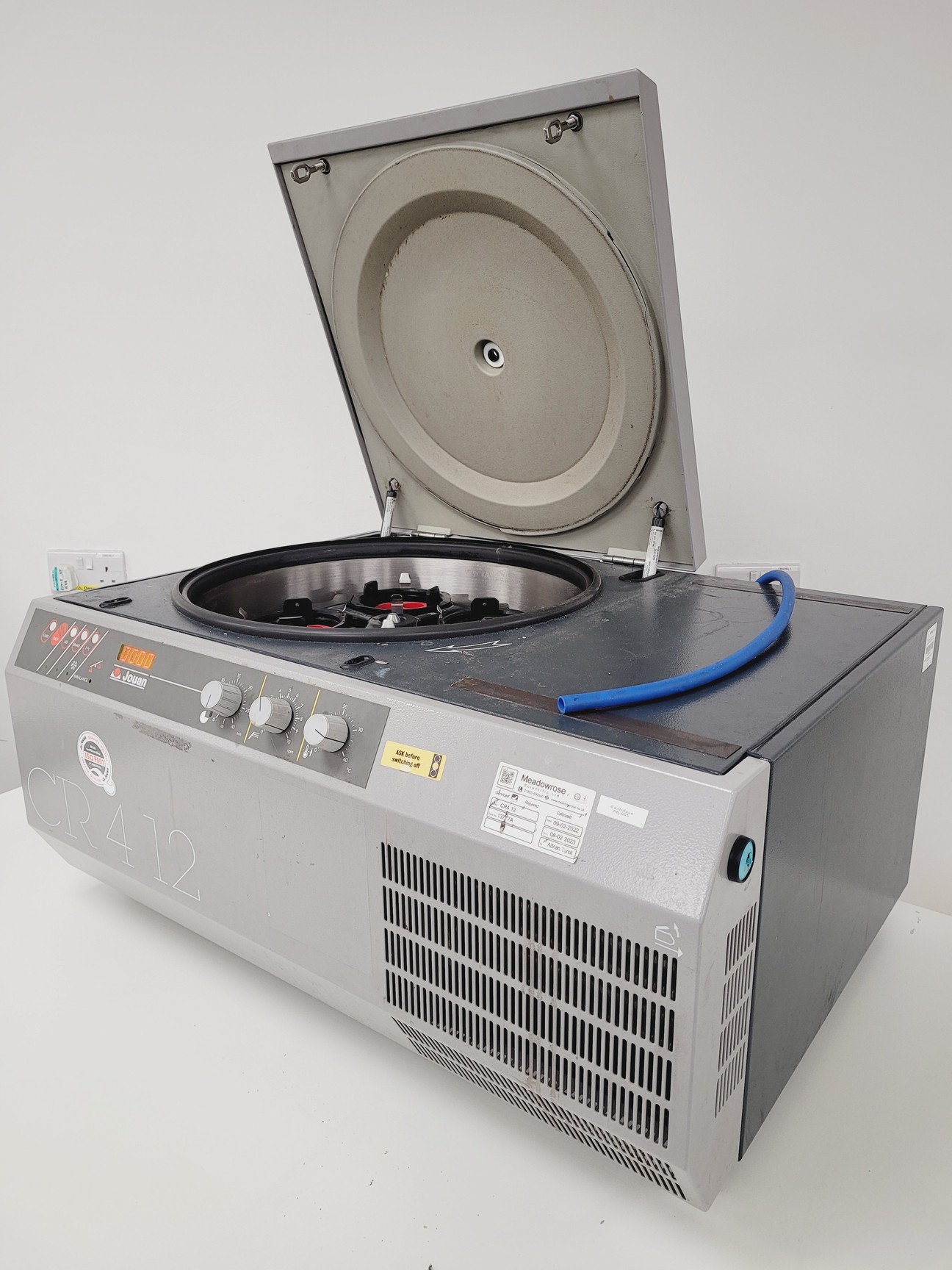 Image of Jouan Refrigerated Centrifuge  Model - CR412 with 4750RPM Rotor & Inserts Lab