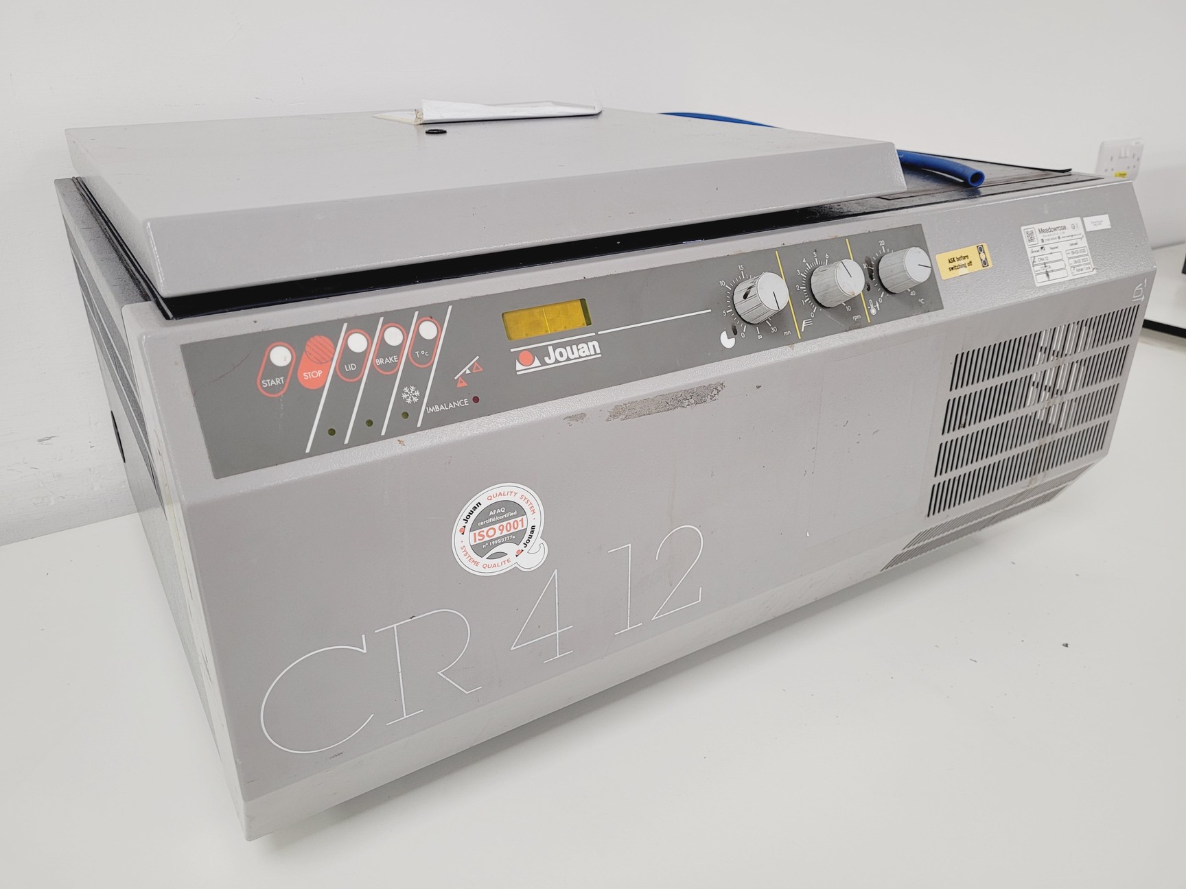 Image of Jouan Refrigerated Centrifuge  Model - CR412 with 4750RPM Rotor & Inserts Lab