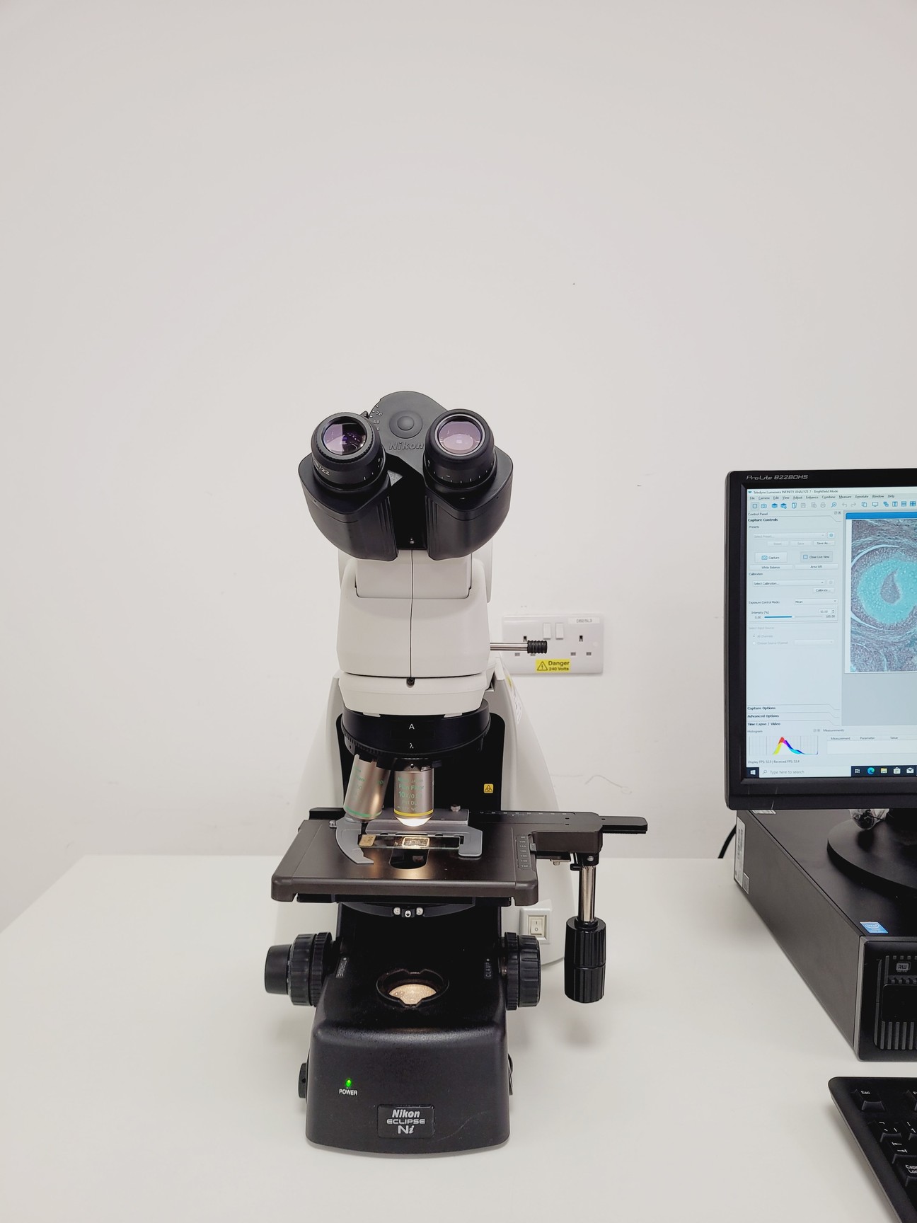 Image of Nikon Eclipse NI-U Microscope System with Infinity 3 Camera Lab