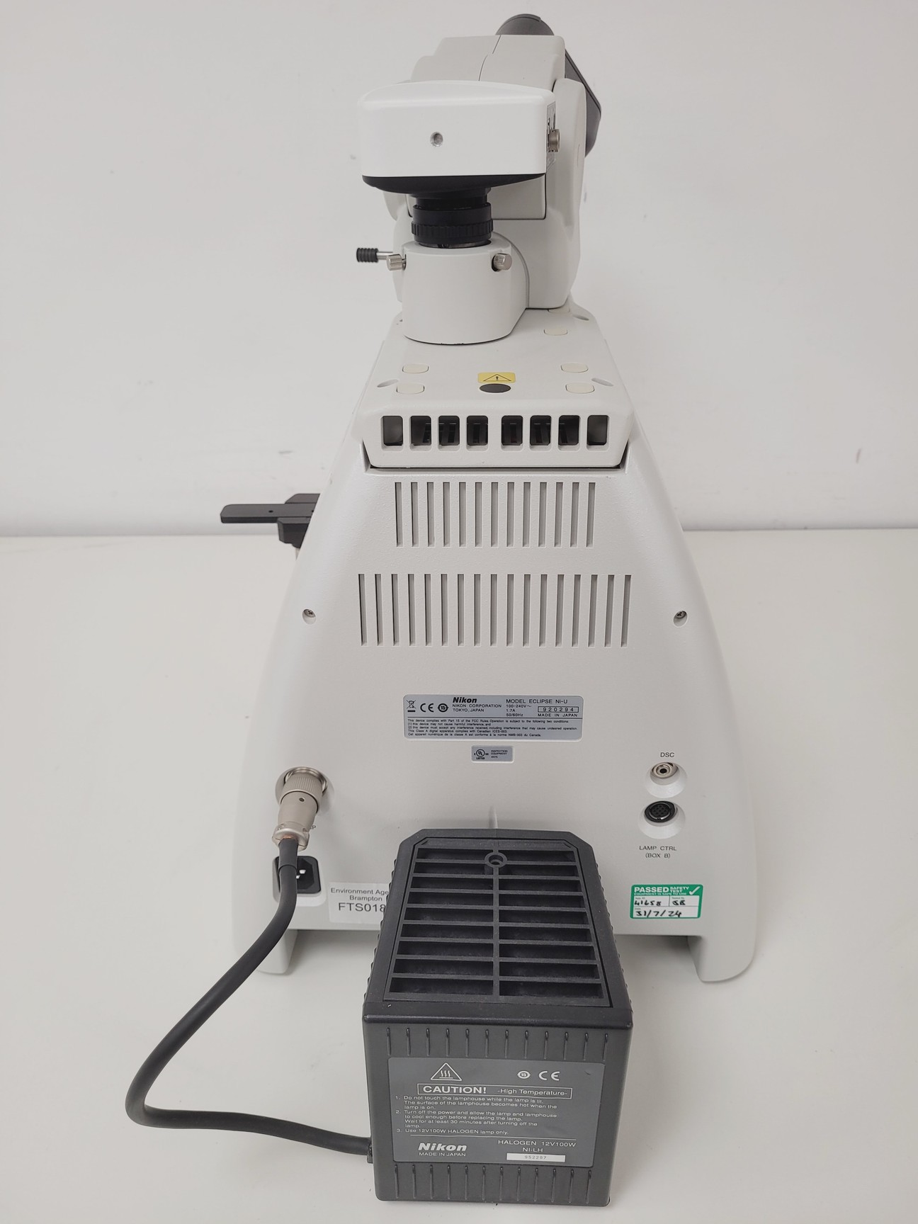 Image of Nikon Eclipse NI-U Microscope System with Infinity 3 Camera Lab