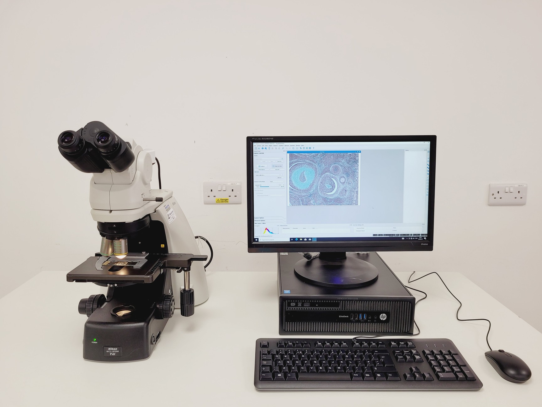 Image of Nikon Eclipse NI-U Microscope System with Infinity 3 Camera Lab