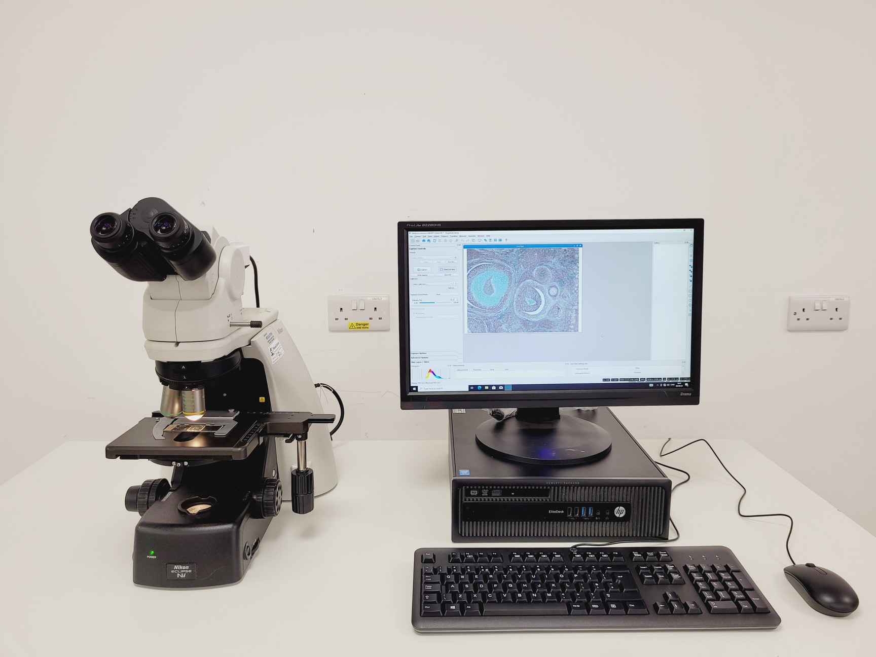 Image of Nikon Eclipse NI-U Microscope System with Infinity 3 Camera Lab
