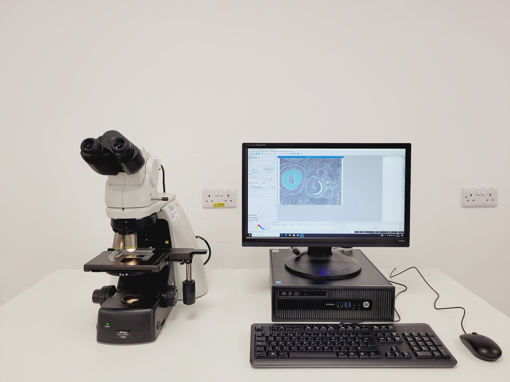 Image of Nikon Eclipse NI-U Microscope System with Infinity 3 Camera Lab