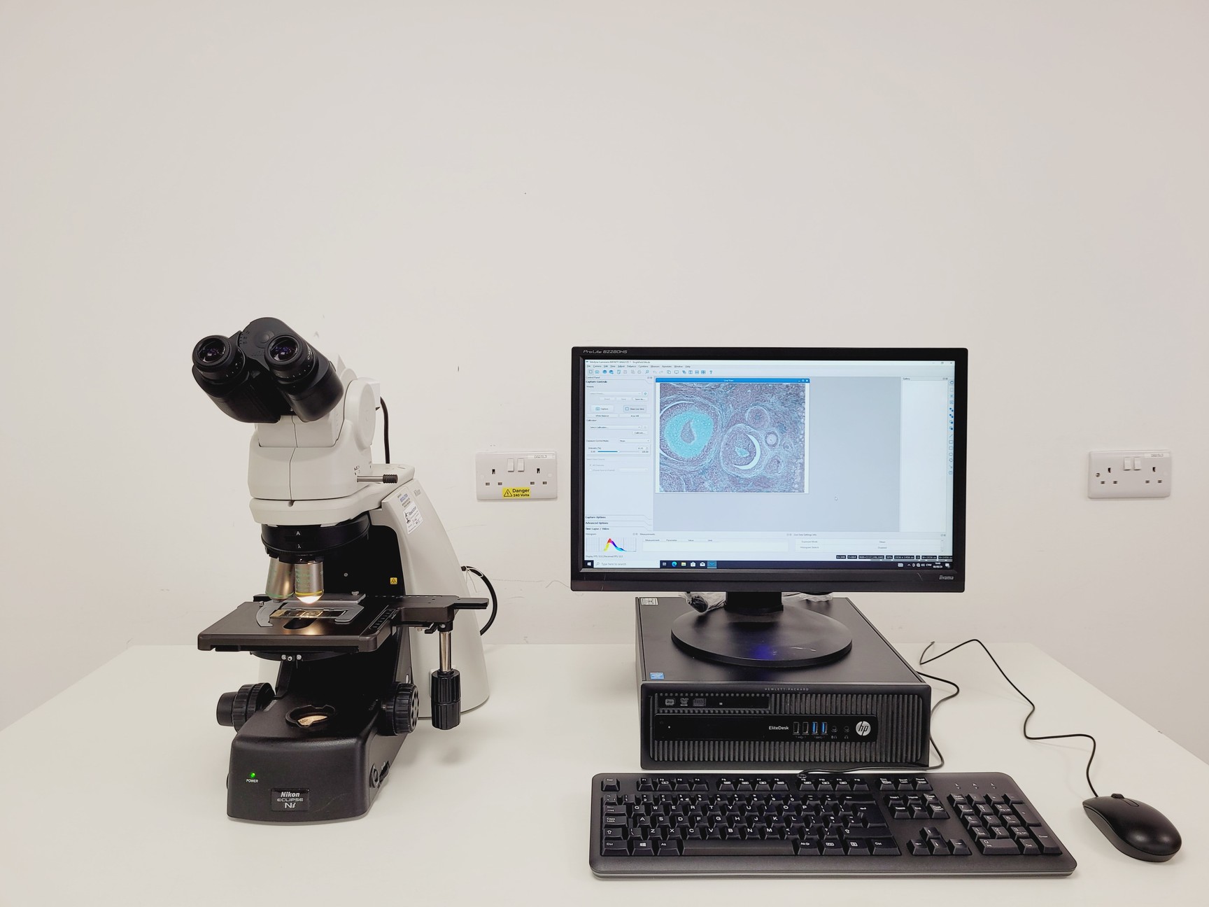 Image of Nikon Eclipse NI-U Microscope System with Infinity 3 Camera Lab
