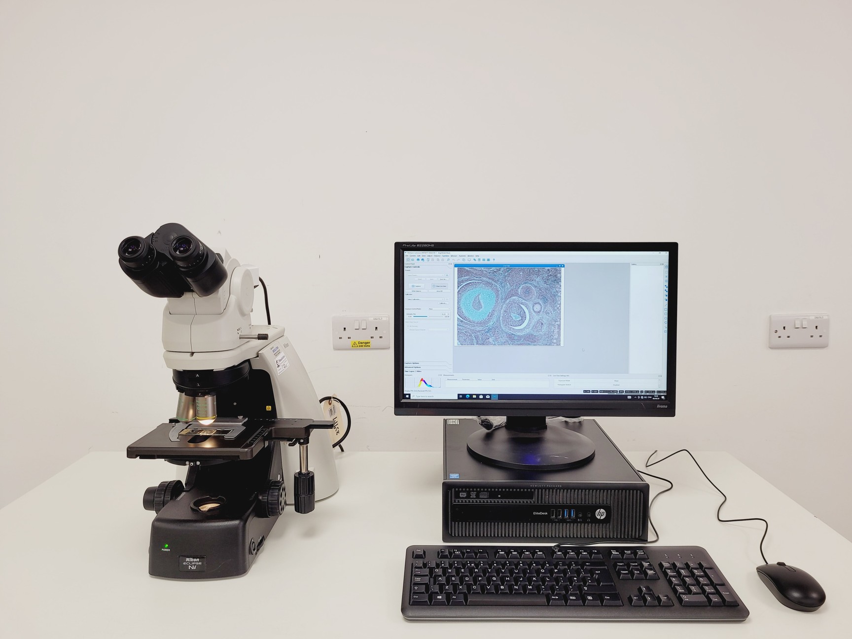 Image of Nikon Eclipse NI-U Microscope System with Infinity 3 Camera Lab