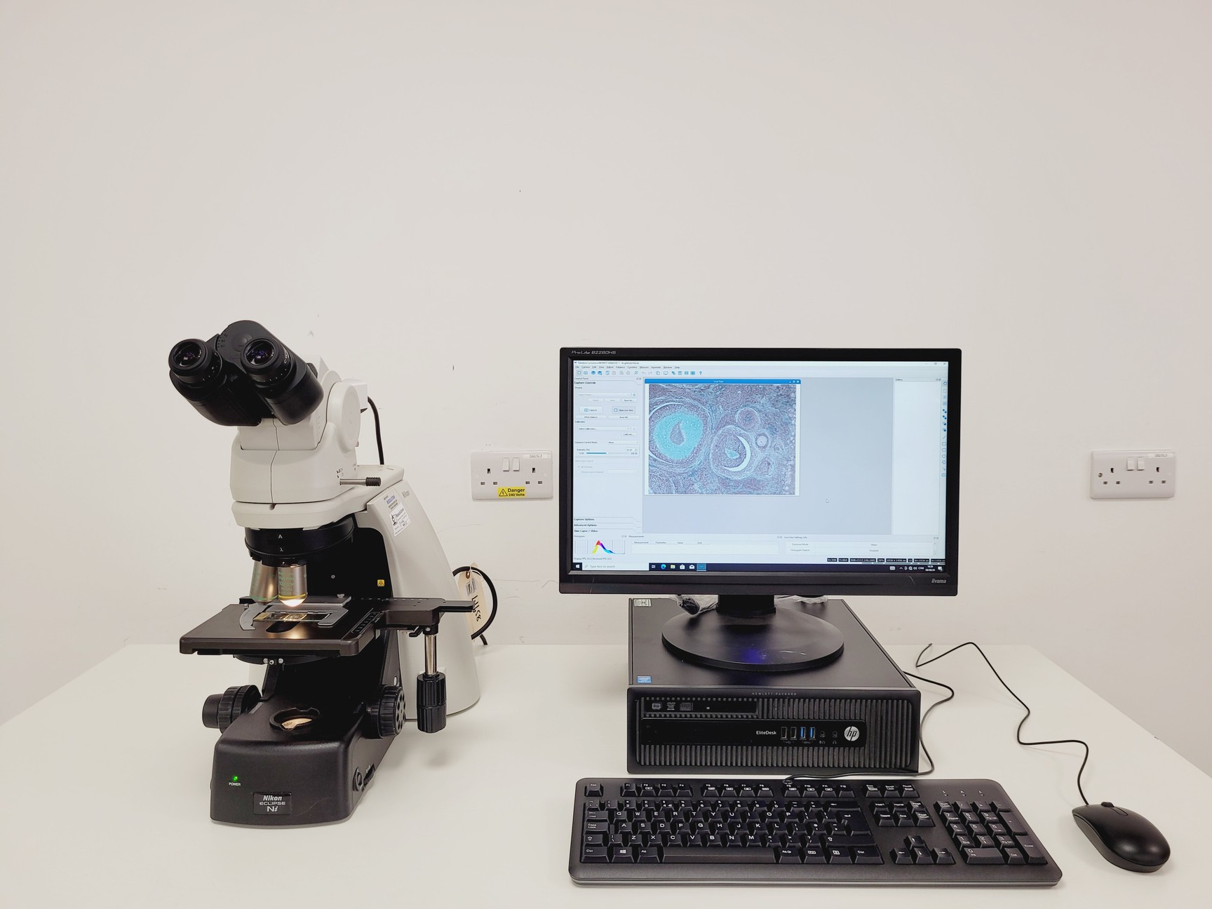 Image of Nikon Eclipse NI-U Microscope System with Infinity 3 Camera Lab
