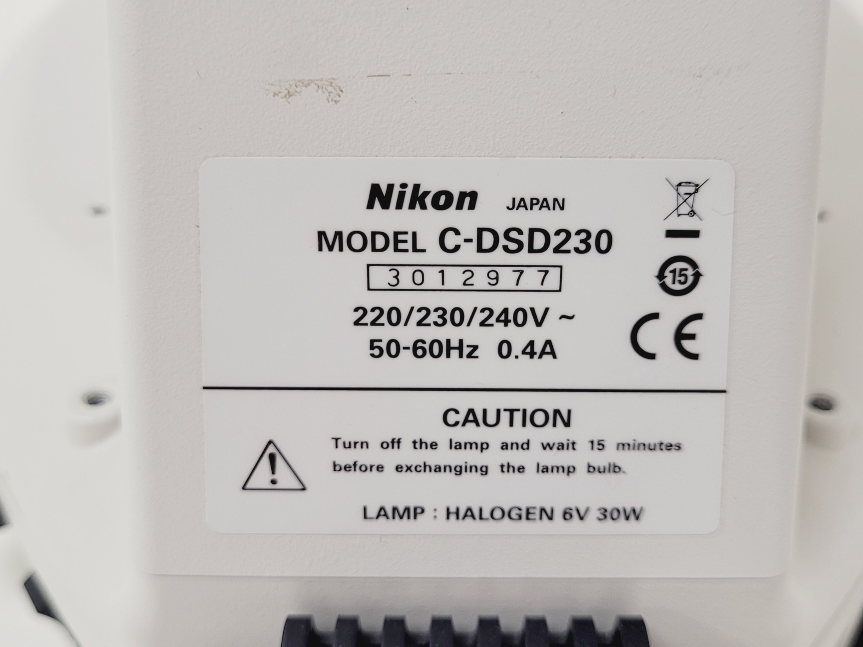 Image of Nikon SMZ745 Microscope with C-DSD230 Base Lab
