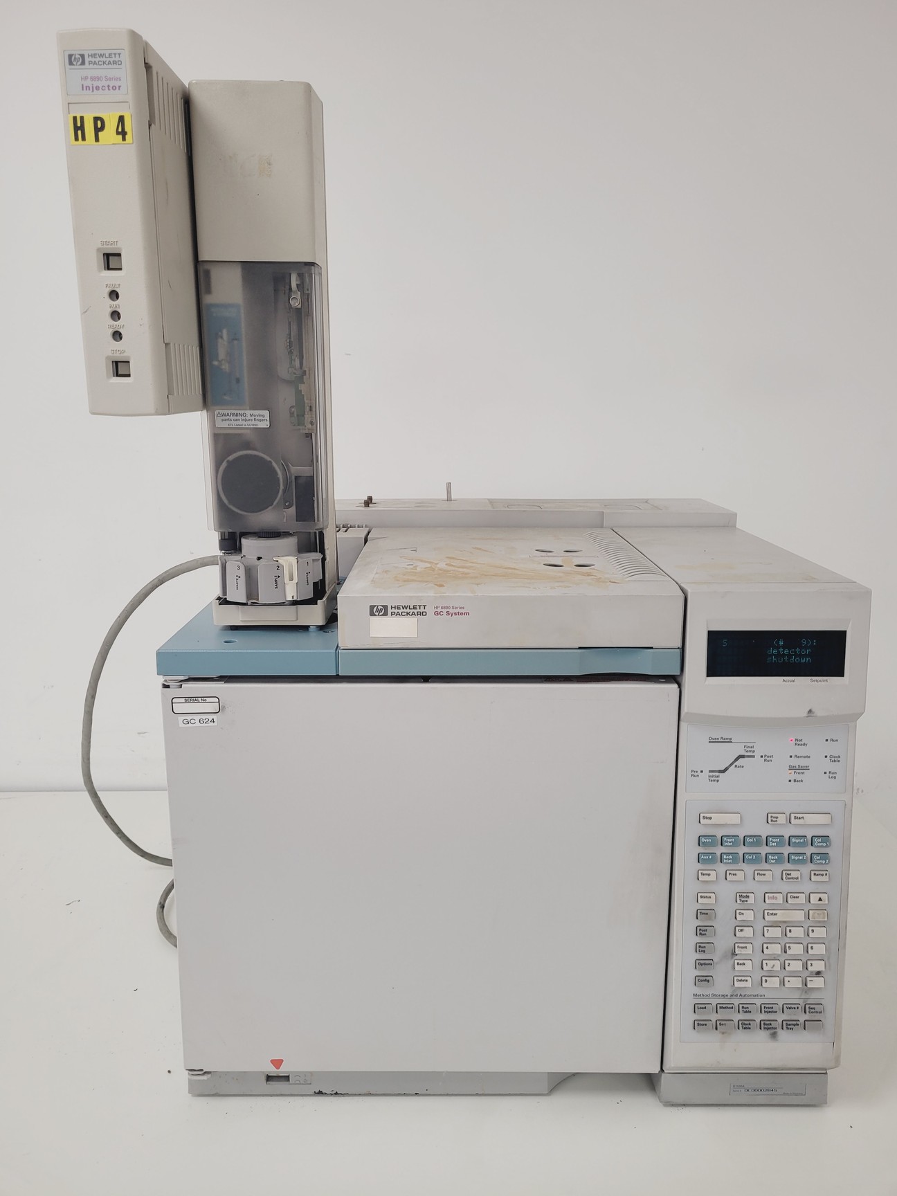 Image of Hewlett Packard HP 6890 GC Gas Chromatograph with Injector Lab