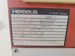 Thumbnail image of Heraeus Benchtop Laboratory Oven T 5042 E Lab Spares/Repairs