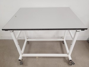 Thumbnail image of Grey Laboratory Trespa Table On Wheels 75x100x90cm LWH Lab