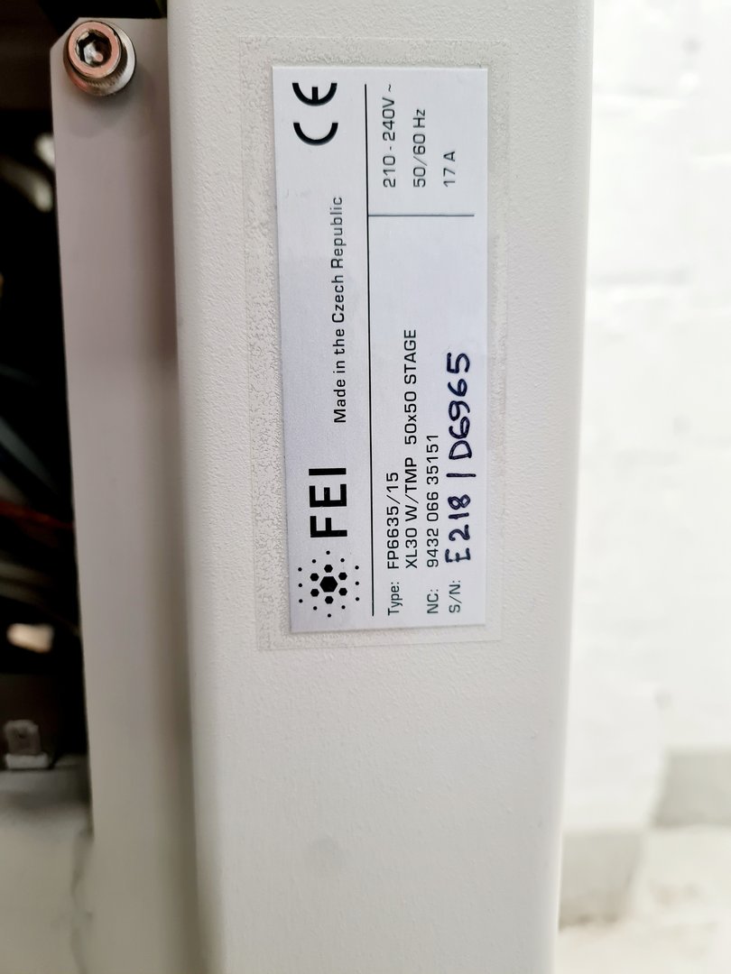 Image of Philips XL30SEM Environmental Scanning Electron Microscope ESEM Lab