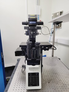 Thumbnail image of Olympus Fluoview FV1200 Confocal Microscope IX83 with Laser System & Accessories