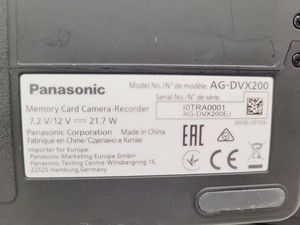 Thumbnail image of Panasonic AG-DVX200 EJ Camcorder 4K 