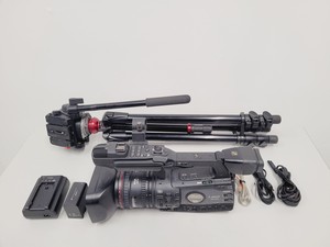 Thumbnail image of Canon XF305 HD PAL Video/Camera Camcorder and Manfrotto 755XB Tripod