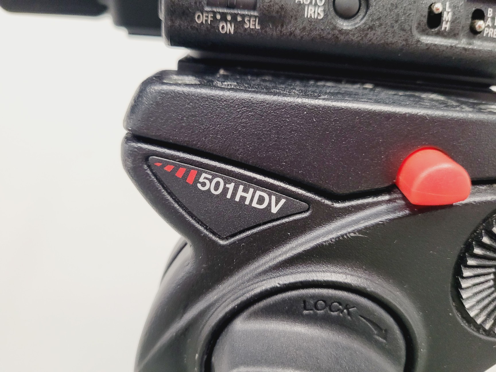 Image of Canon XF305 HD PAL Video/Camera Camcorder and Manfrotto 755XB Tripod