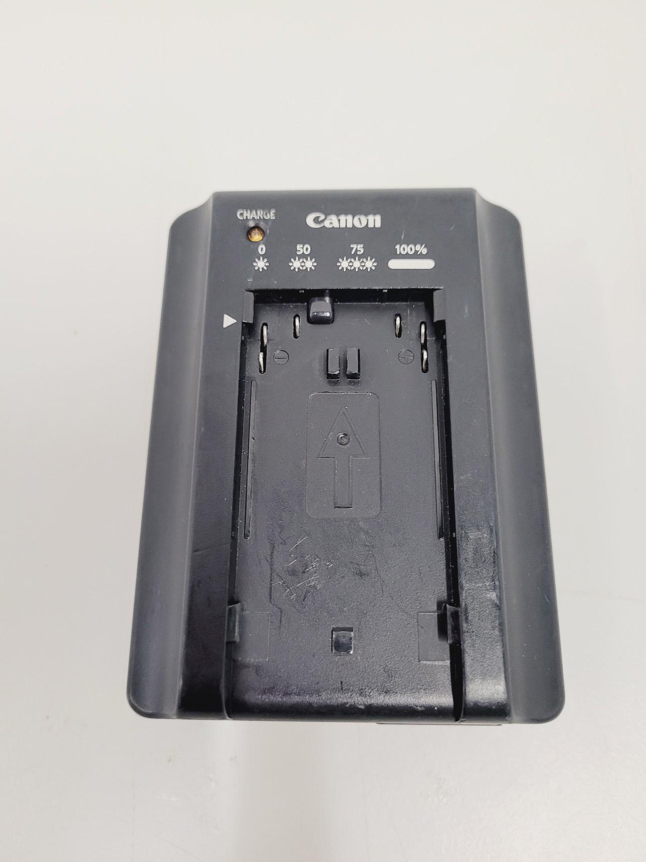 Image of Canon XF305 HD PAL Video/Camera Camcorder and Manfrotto 755XB Tripod