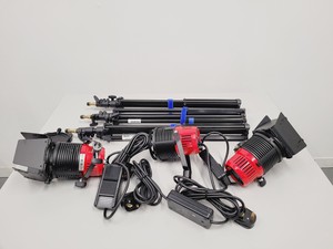 Thumbnail image of Job Lot of AV Equipment Stage Lights, Camera Steady, Speakers, Sony HVR-M15E Lab